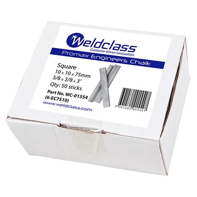 WELDCLASS ENGINEERS CHALK 10X10X75MM SQUARE